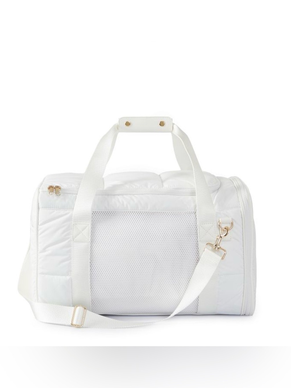 White lightweight pet puffer carrier small breed dog or cat NEW Mark & Graham